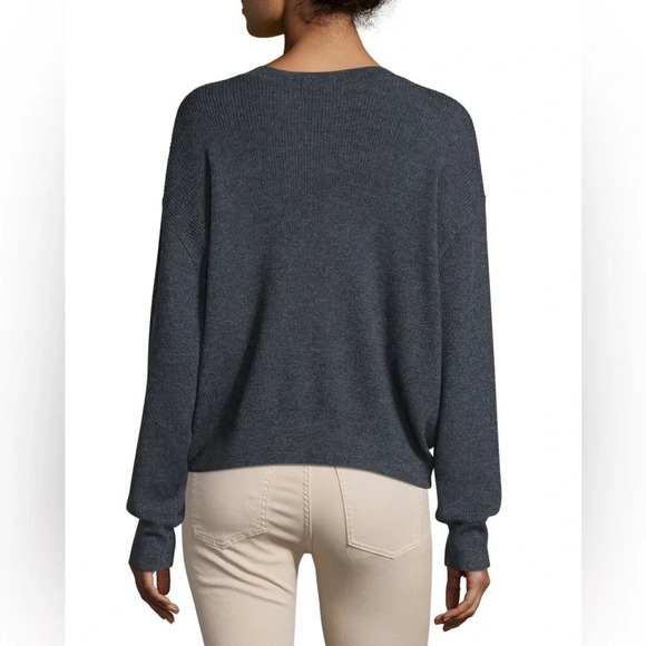 IRO Willy V-Neck Wool Sweater Grey - Picture 2 of 9